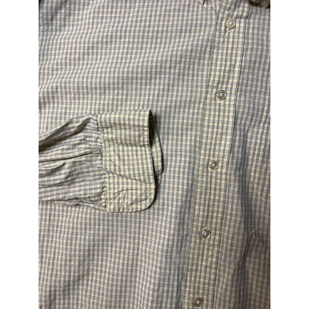 Brooks Brothers Sport Shirt Men's XL Yellow Plaid Button Up Long Sleeve - Picture 3 of 4
